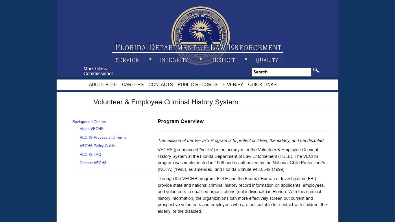 Background Checks - fdle.state.fl.us